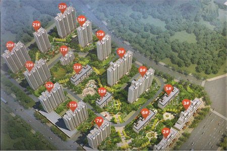 百合花园3室2厅1卫140㎡，带车库37平米